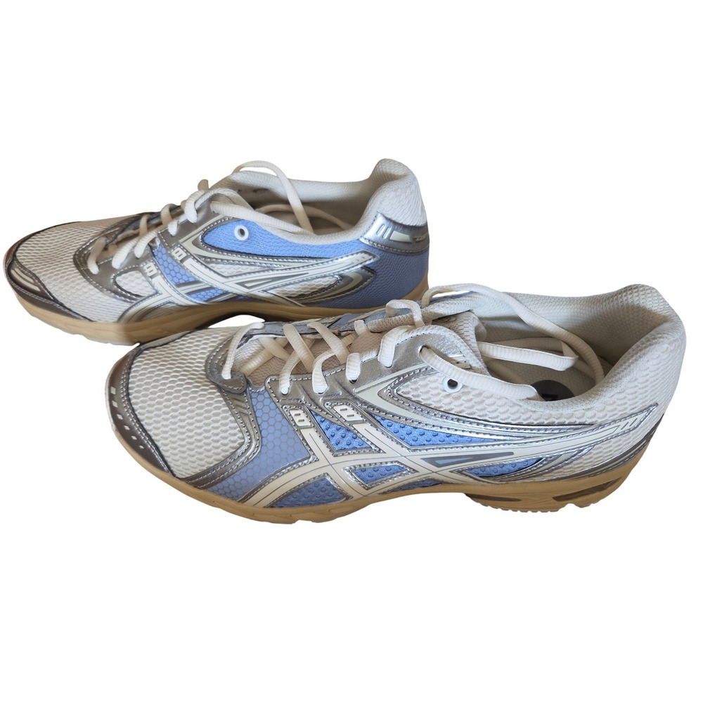 ASICS Gel-1130 Running Shoes Womens 7 White Blue Silver EXCELLENT 1203A607